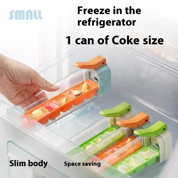 Ice Cube Mold Household Ice Maker Food Grade Press Ice Tray Ice Cube Maker Ice Tray Mold With Storage Box Kitchen Gadget - Image 10