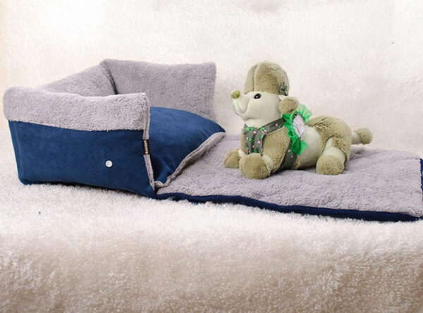 Flip Pet Nest Removable Pet Beds with Blanket - Image 3