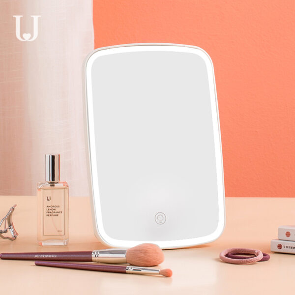 Intelligent Portable Desktop Ladies Makeup Light Adjustable Women Girls Rectangle Mirrors - Image 2