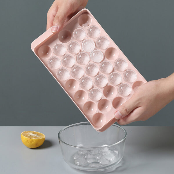 Ice Tray 3D Round Ice Molds Home Bar Party Use Round Ball Ice Cube Makers Kitchen DIY Ice Cream Moulds - Image 7