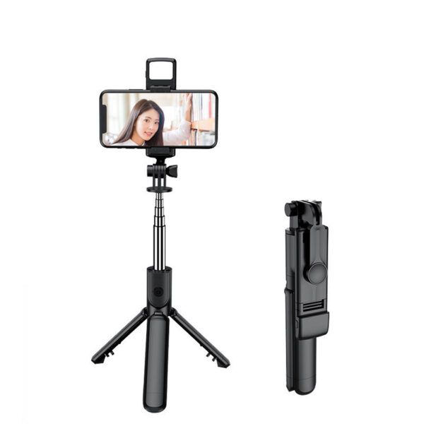 Compatible with Apple, Mobile Phone Selfie Stick Bluetooth Integrated Video Camera Bracket Telescopic Live Tripod Phone Stand For Phone Accessorie - Image 3