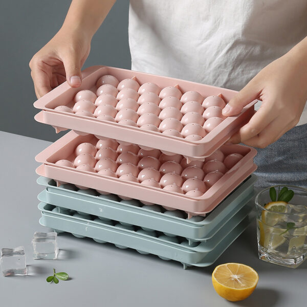 Ice Tray 3D Round Ice Molds Home Bar Party Use Round Ball Ice Cube Makers Kitchen DIY Ice Cream Moulds - Image 9