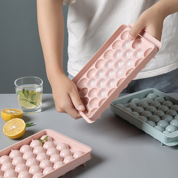 Ice Tray 3D Round Ice Molds Home Bar Party Use Round Ball Ice Cube Makers Kitchen DIY Ice Cream Moulds - Image 2