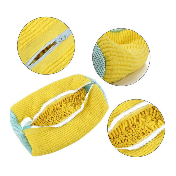 Shoes Laundry Bag Shoe Wash Bag For Washing Machine Reusable Zipper Shoe Washing Bag Sneaker Tennis Shoe Cleaner Kit Remove Dirt - Image 6