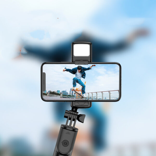 Compatible with Apple, Mobile Phone Selfie Stick Bluetooth Integrated Video Camera Bracket Telescopic Live Tripod Phone Stand For Phone Accessorie - Image 4