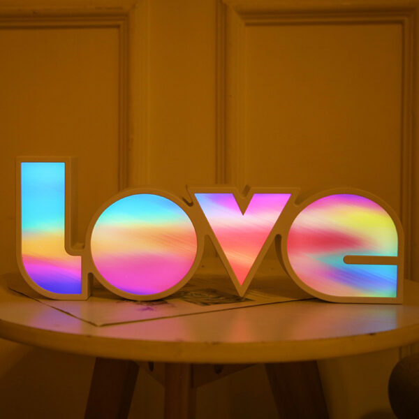 Valentines Day Decor LED LOVE Light Valentines Day Gift For Girlfriend Bithday Wedding Party Decoration Romantic Wedding Decor - Image 8