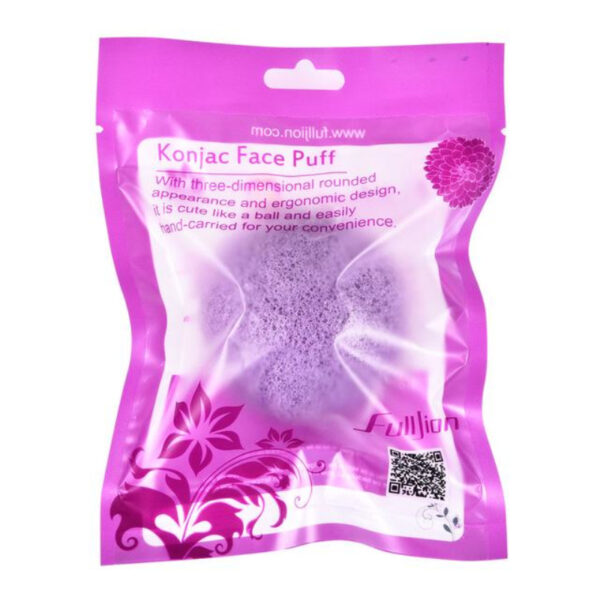 Natural Round Shap Konjac Sponge Face Cleaning Sponge - Image 6