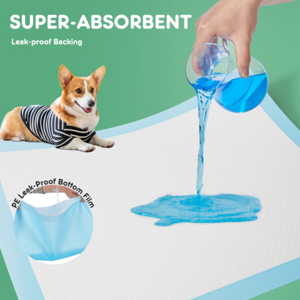 Puppy Pads, Leak-proof Quick-drying Disposable Dog Pads, Absorbent Dog Pee Pads - Image 3