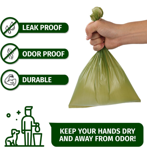 Poop Bags For Dog Waste Bags Extra Thick Strong Leak Proof Dog Waste Bags - Image 3