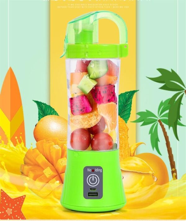 Portable Electric Fruit Juicer Handheld Smoothie Maker Blender USB Rechargeable Mini Juice Cup - Image 4