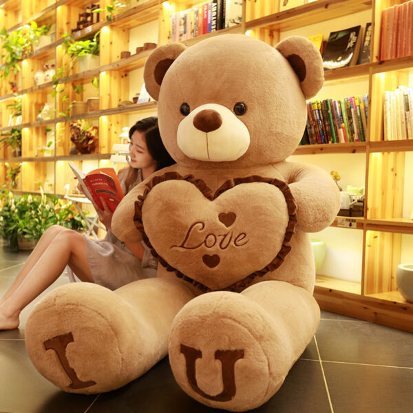 Chinese Valentine's Day Hug Bear Plush Toy - Image 2