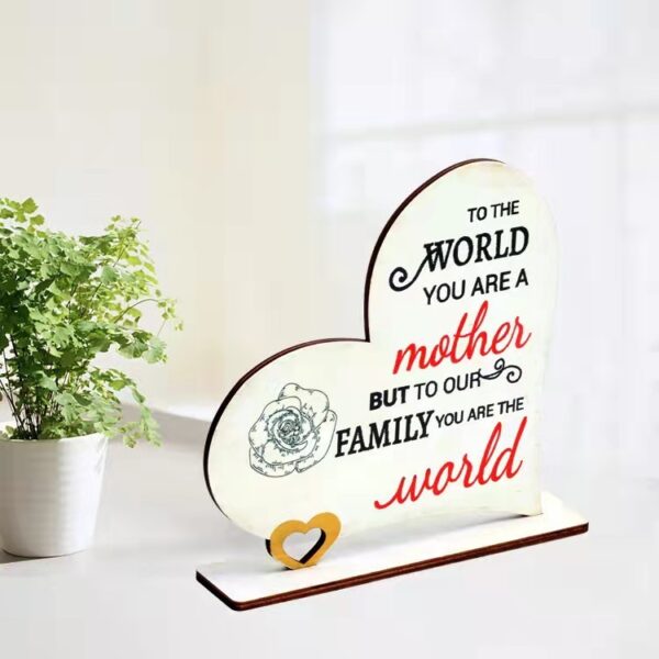 Mother's Day Wooden Ornament Mother You - Image 4