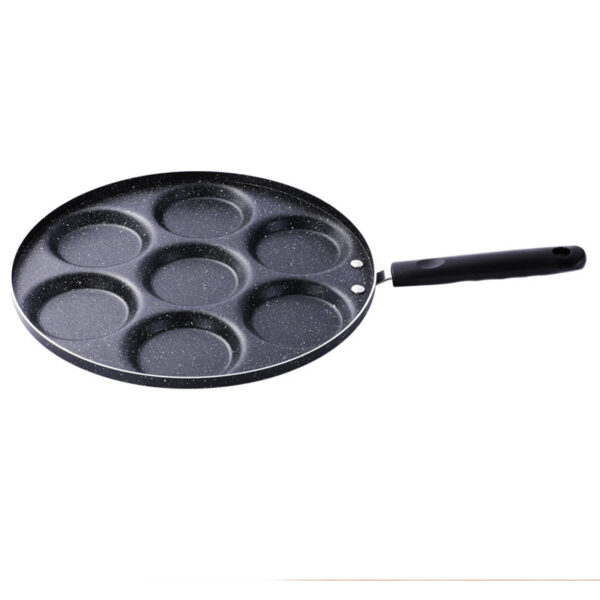 Egg Frying Pan Nonstick Pancake Pans 4-Cups Cookware Pancake Pan Egg Pan Suitable For Gas Stove - Image 2