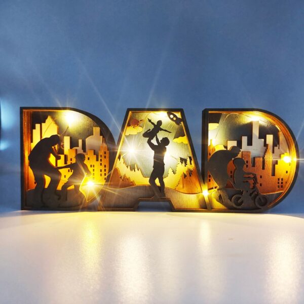 Mothers Day Fathers Day Wooden Crafts Decoration Creative Home Decoration - Image 7