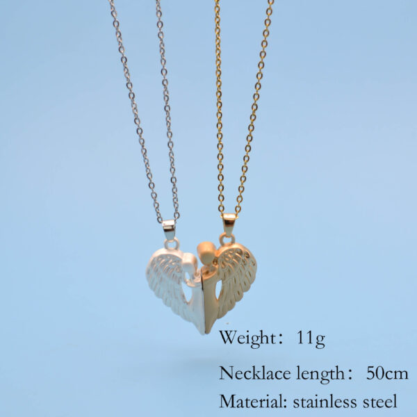 Couple Magnet Valentine's Day Clavicle Chain Hug - Image 5